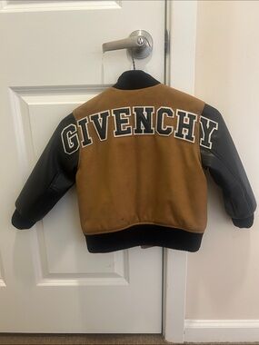 Givenchy Kids Brown & Black Bomber Jacket